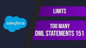 Governor Limits - Too many DML statements 151