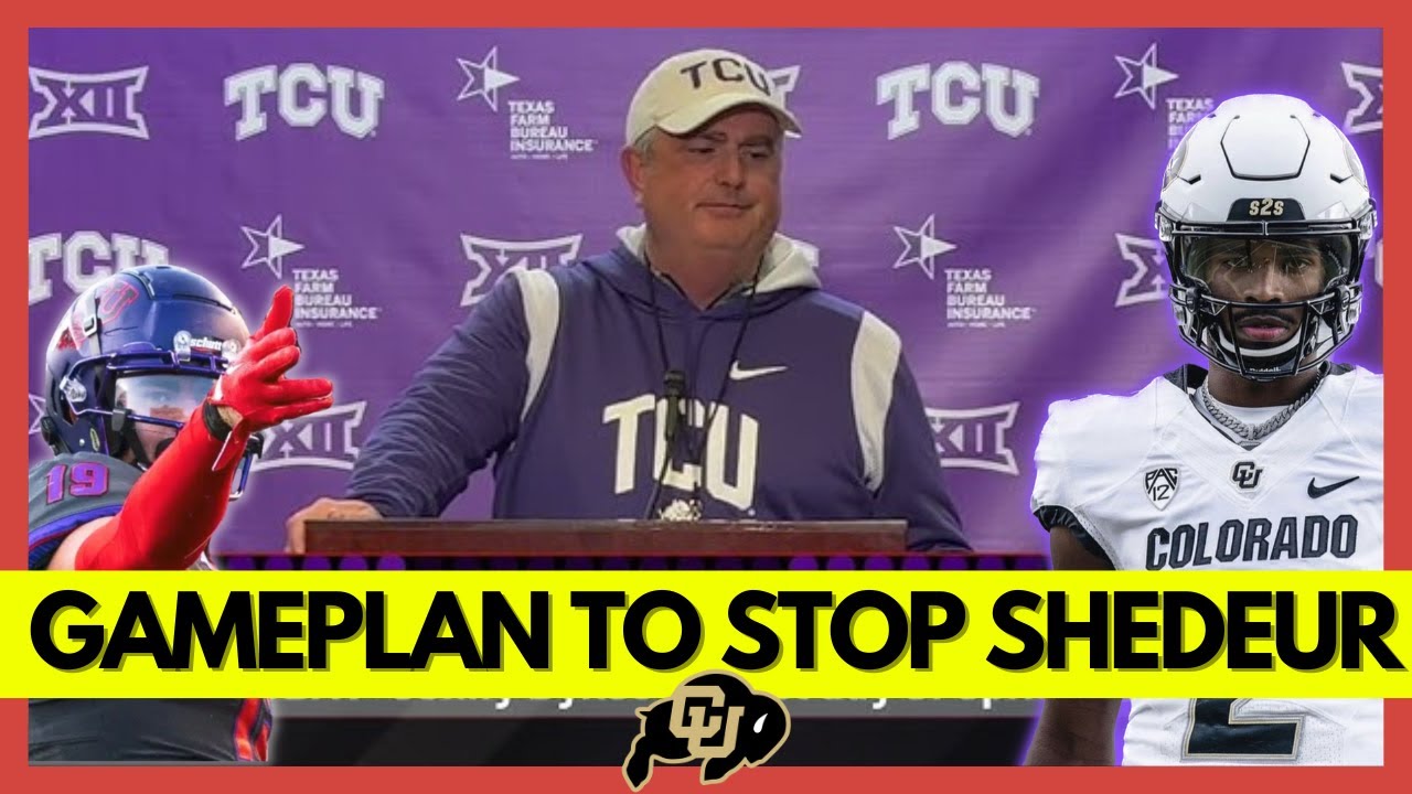 TCU gameplan to STOP Shedeur Sanders, Deion Sanders and Colorado ...