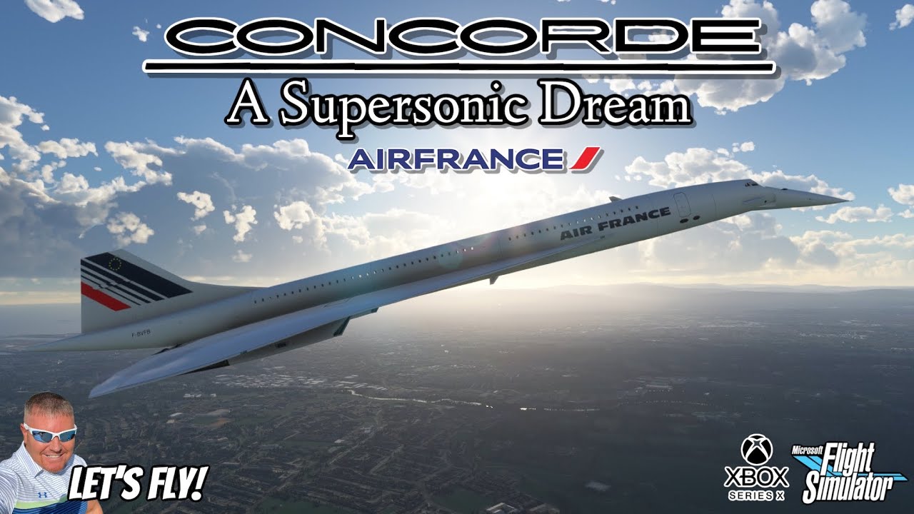 Concorde Flies From Belfast To Dublin Ireland! Microsoft Flight