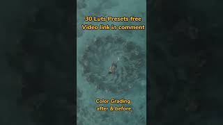 30 Free Luts - Color Grading Presets #contentcreator #colorgrading #videoediting #colorvideo #luts