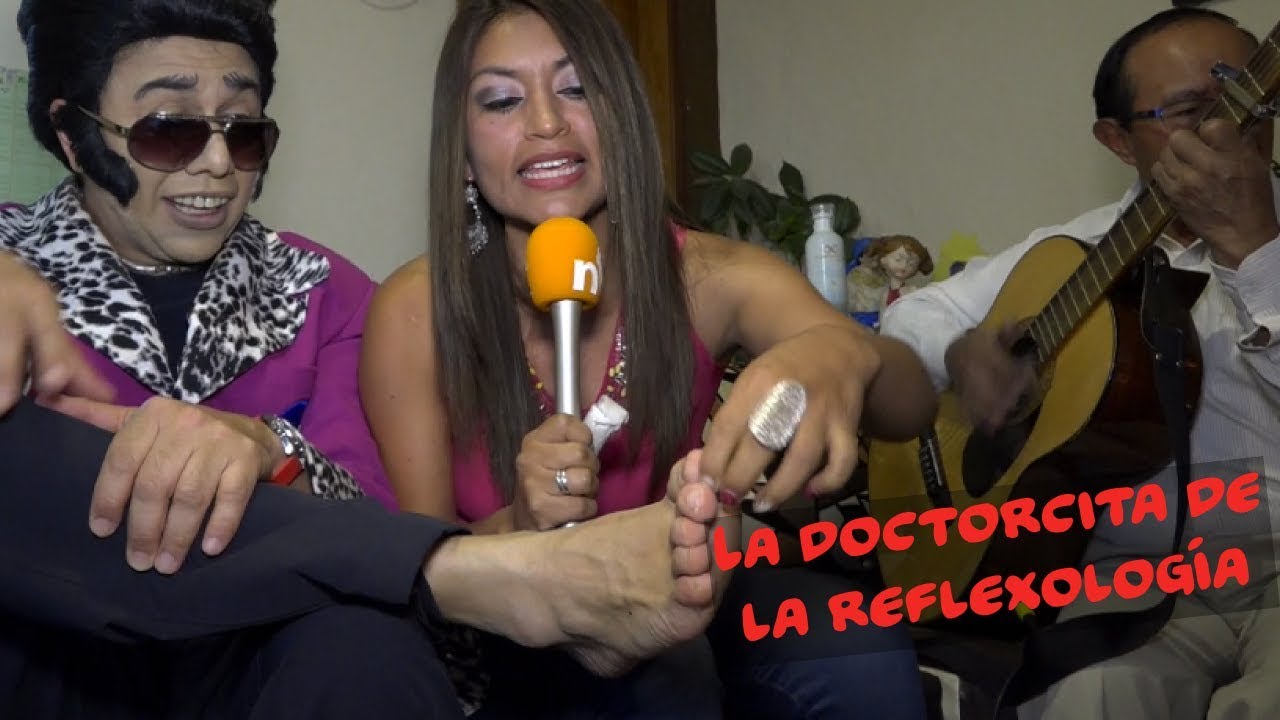 Elvis y Mary Murillo la doctorcita de la reflexologia