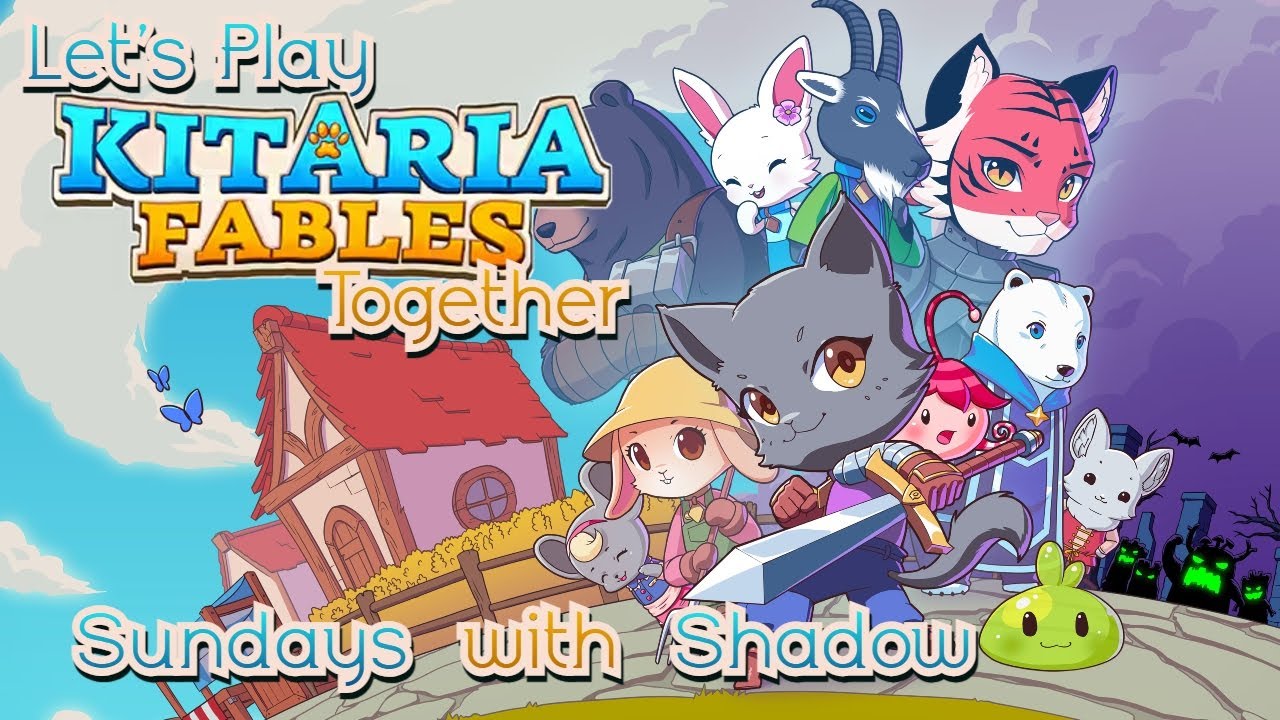 Sundays with Shadow 🖤Kitaria Fables - ep8 upgrading my bow & Shadow gets iron armor!