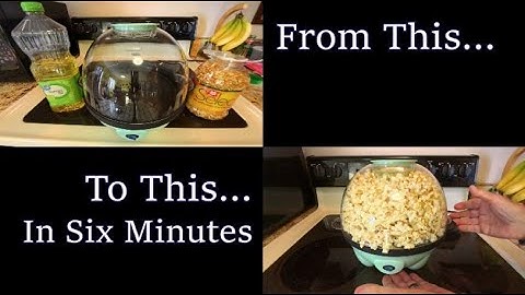 DASH Stirring Popcorn Popper Review - Fresh Popcorn in 6 Minutes