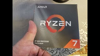 PC BUILD (PART3) RYZEN 7 3800X UNBOXING AND INSTALL