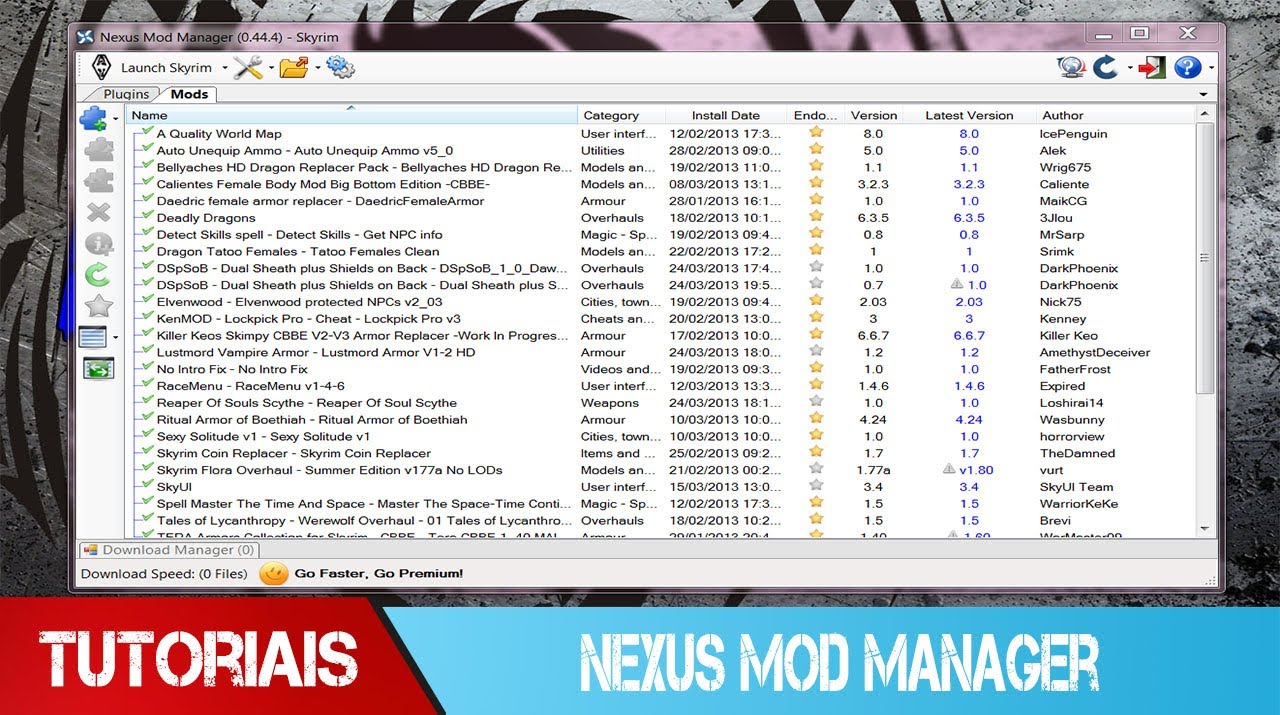 Tutorial Nexus Mod Manager 