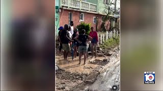 Hurricane Melissa leaves behind path of destruction in the Caribbean
