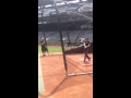 Bret Michaels Takes Pirates Batting Practice