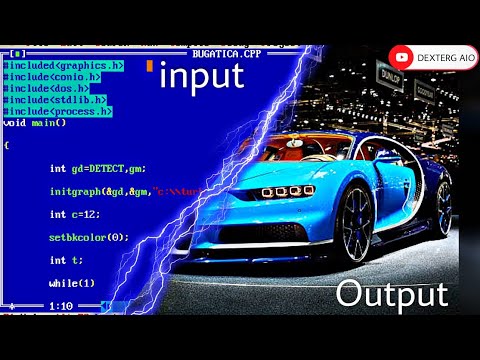 create 3D super car using C++ | Get the Source code from description link | CG | CS