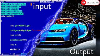 create 3D super car using C++ | Get the Source code from description link | CG | CS