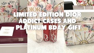 Unboxing New Dior Limited Edition Lipstick Cases, Mother’s Day Box And Gifts | Platinum Bday Gift 🎁