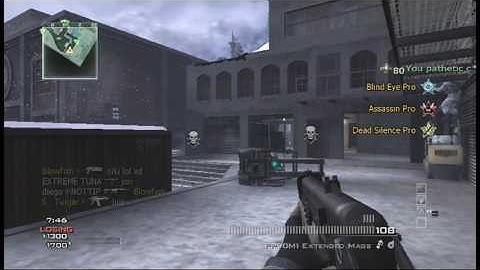 MW3 Wii: Glitcher:- You pathetic c*nt: Under map Outpost