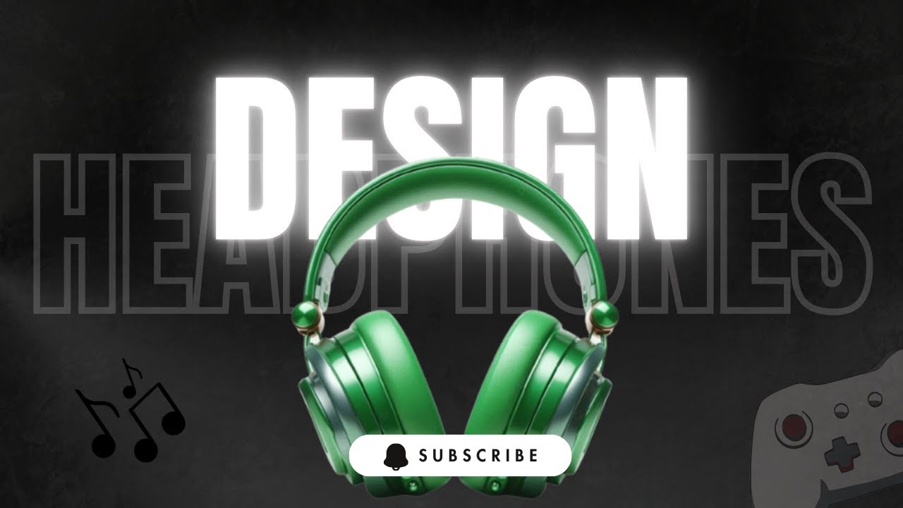 Headphone Poster Design Tutorial in Canva | Synvix Studio - YouTube