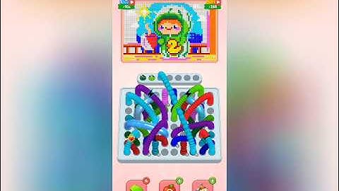 Wiggle tangle - thread puzzle level 100 || wiggle tangle level 100