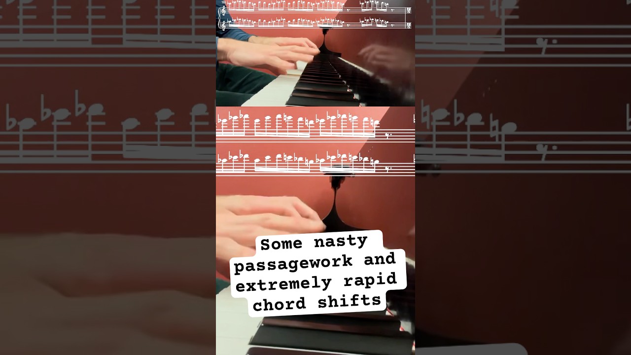 Here’s one of the nastier passages in David M. Gordon’s FABULAR ARCANA, concerto for retuned piano.