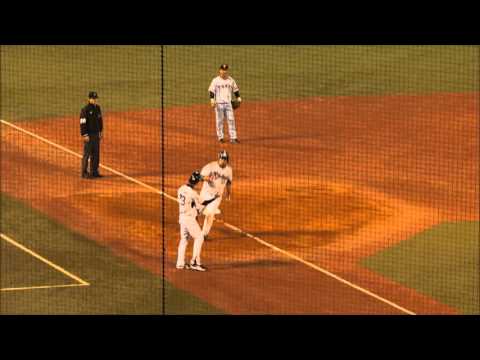 畠山 先制ソロHR 2015 CSファイナルステージ第一戦 2015/10/14