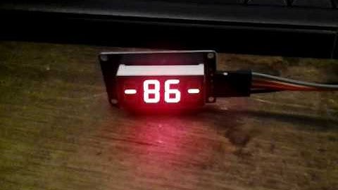 TM1637 textscrol arduino