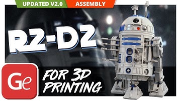 R2-D2 3D Printing Model | Assembly by Gambody