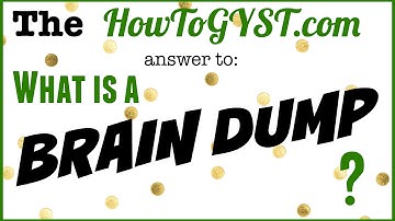 What Is A Brain Dump? (Here