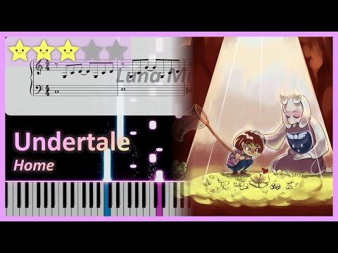 Home (Accurate Piano Sheet) - Undertale OST