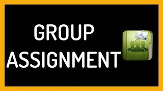 Creating Group Assignments in Blackboard