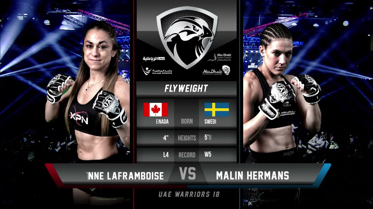 Free Fight: Corinne Laframboise vs. Malin Hermansson - UAE Warriors 18