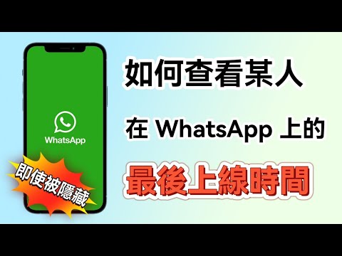 在 WhatsApp 查看某人最後上線時間，即使已隱藏 – 完整教學！