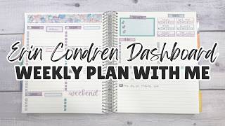 Full Weekly Plan With Me | July 6 thru 12 | Erin Condren Dashboard Planner News