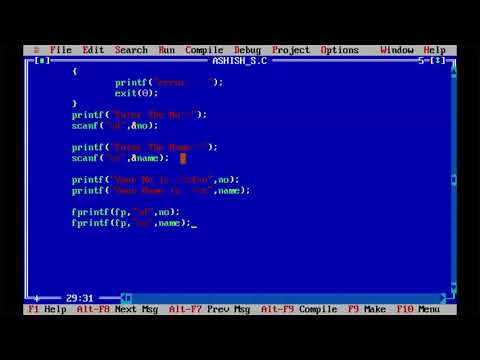 File handling in C Programming || Programming Funda || Write Mode