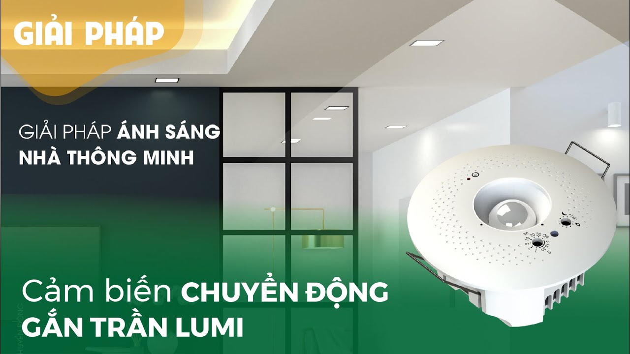 Cảm Biến Chuyển Động Gắn Trần - SmartHome Lumi - YouTube