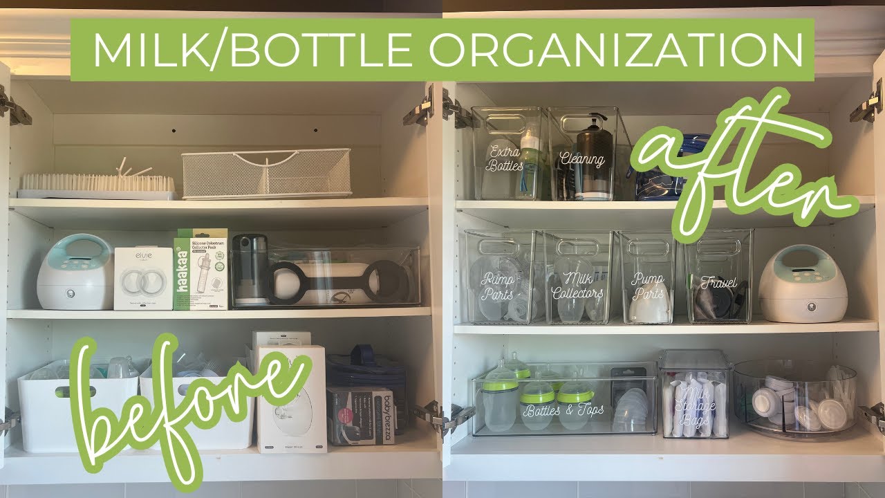 Baby Bottle Organization: How I Organize & Store Baby Bottles