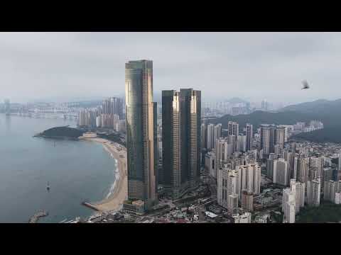 부산 드론 촬영 l 4K 항공뷰로 보는 해운대 Busan Haeundae Drone 4K Cinematic 