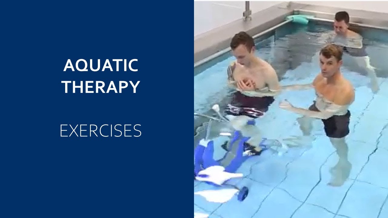 Aquatic therapy exercises with Dr. U Schlünz | EWAC Medical - YouTube