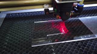 Co2 laser 50w cutting test