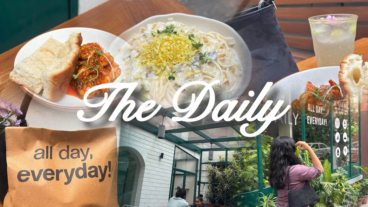 Honest Review ft. The Daily Cafe 🍵 🍔🥒