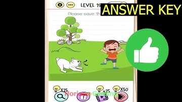Brain Test Tricky Puzzles LEVEL 19 Please save this boy - Gameplay Walkthrough Android IOS