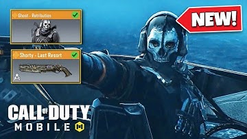 *NEW* OMNIPOTENT DRAW Legendary GHOST "RETRIBUTION" + SHORTY "LAST RESORT" in COD Mobile Leaks