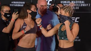 Amanda Ribas vs. Paige VanZant - Weigh-in Face-Off - (UFC 251: Usman vs. Masvidal) - \/r\/WMMA