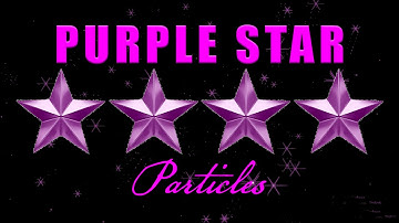 PURPLE | STAR PARTICLE | 4K | FREE STOCK FOOTAGE | WITH RELAXING MUSIC