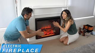 2000W Electric Fireplace Insert REVIEW and DIY Install