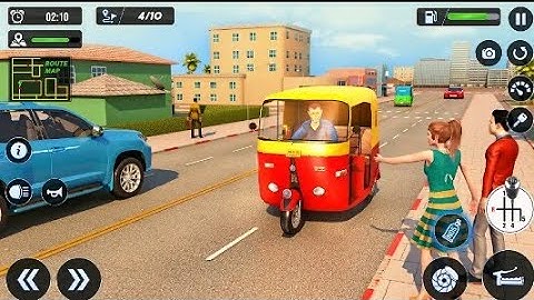 Tuk Tuk Auto Rickshaw Game - Android Gameplay #1 | Tuk Tuk Auto Rickshaw Game Stunt Mode Driving