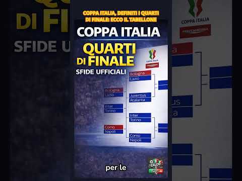 Video COPPA ITALIA 2026! DEFINITI I QUARTI DI FINALE
