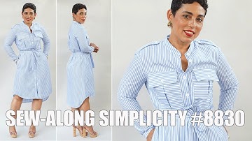 MIMI G X SIMPLICITY PATTERN #8830 SEW-ALONG