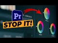 how NOT to color grade in premiere pro | 5 MISTAKES TO AVOID