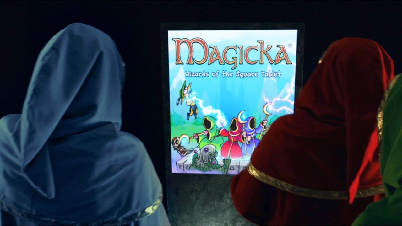 games people play Magicka: Wizards of The Square Tablet Live Action Trailer