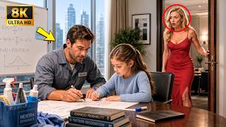 CEO Caught a Single Dad Janitor Secretly Teaching Her Daughter Math—His Navy SEAL Past Stunned Her