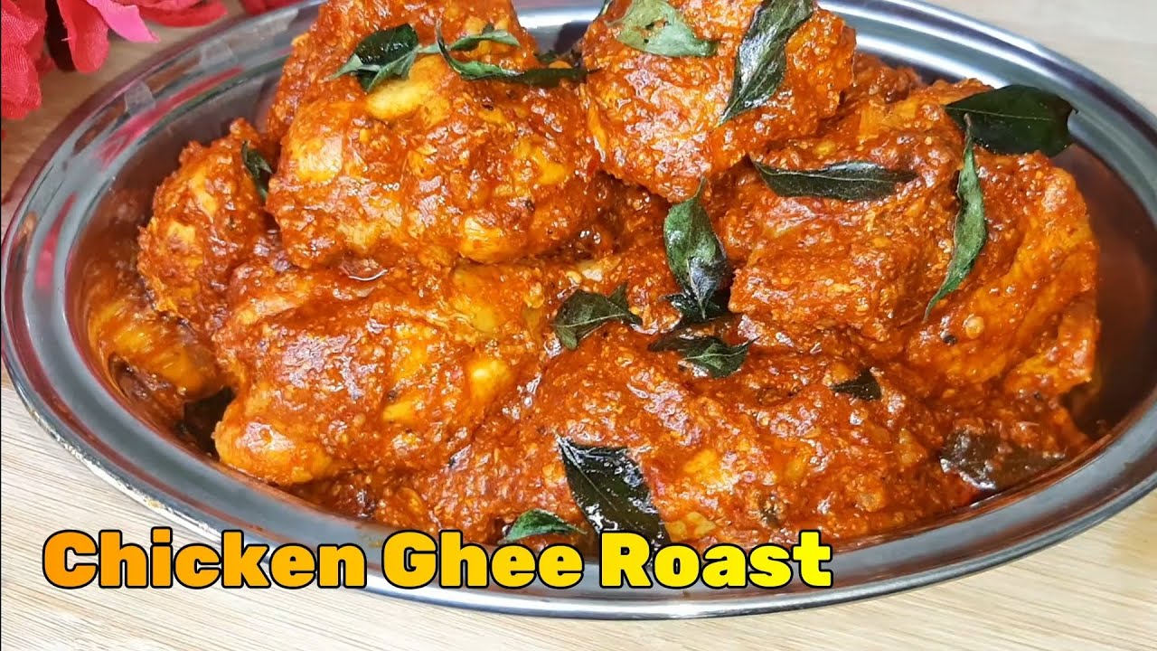 Chicken Ghee Roast Mangalorian Chicken Ghee Roast Chicken Masala
