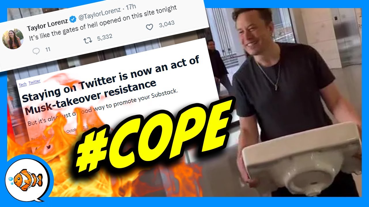 #COPE: Twitter Bluechecks FREAK OUT Over Musk Takeover, Threaten to LEAVE!