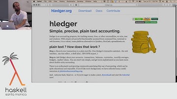 Simon Michael - Hands-on with hledger
