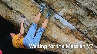 Waiting for the Messiah (V7) | Gunks Bouldering | Nears Trapps