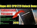 Oppo A83 CPH1729 Pattern & Password Unlock 2019 | Oppo A83 CPH1729 Hard Reset by waqas mobile